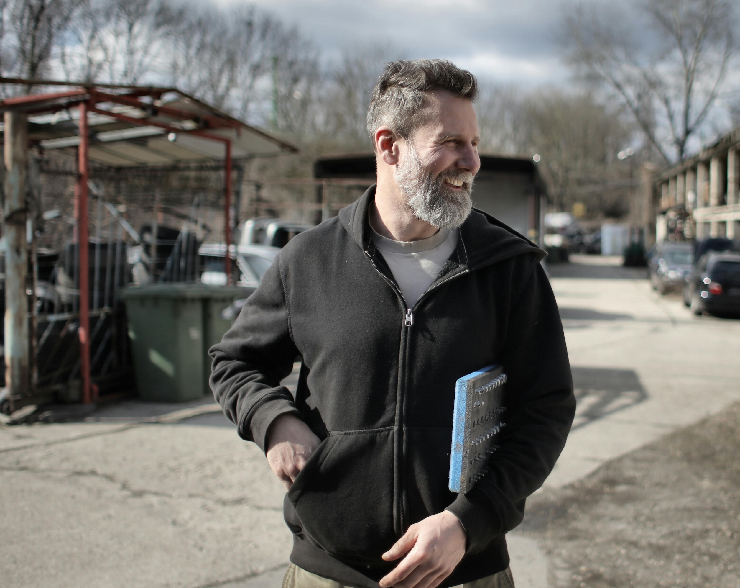 Portrait of a self-employed middle aged man